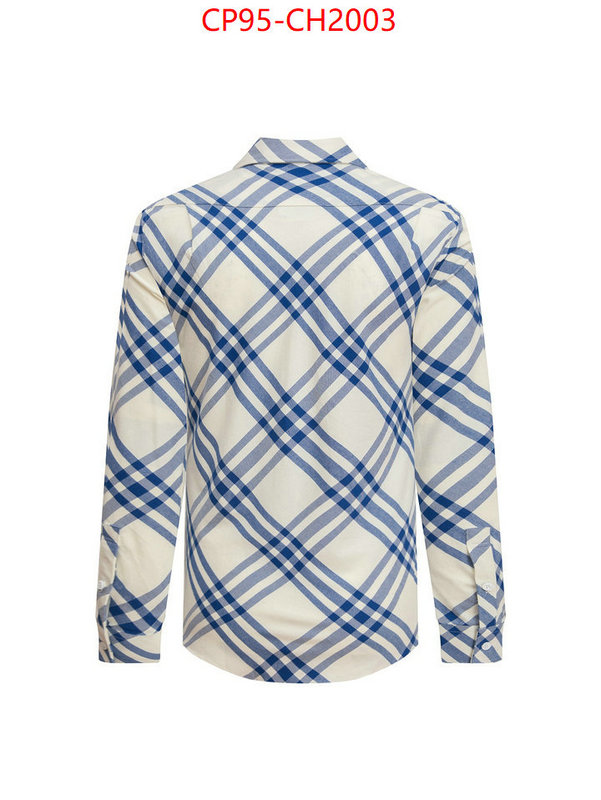 Clothing-Burberry the top ultimate knockoff ID: CH2003 $: 95USD