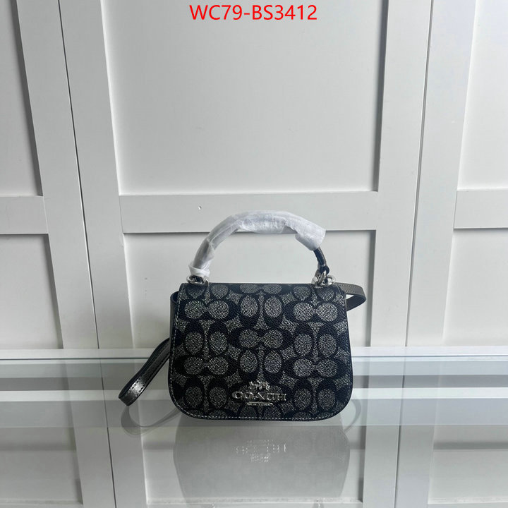 Coach Bags(4A)-Crossbody- high quality 1:1 replica ID: BS3412 $: 79USD,