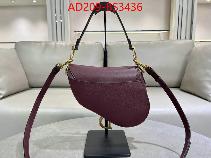 Dior Bags(TOP)-Saddle- replica wholesale ID: BS3436 $: 209USD,