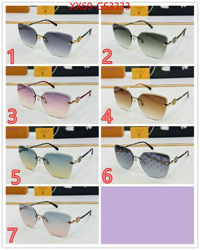 Glasses-LV customize best quality replica ID: GS3333 $: 69USD