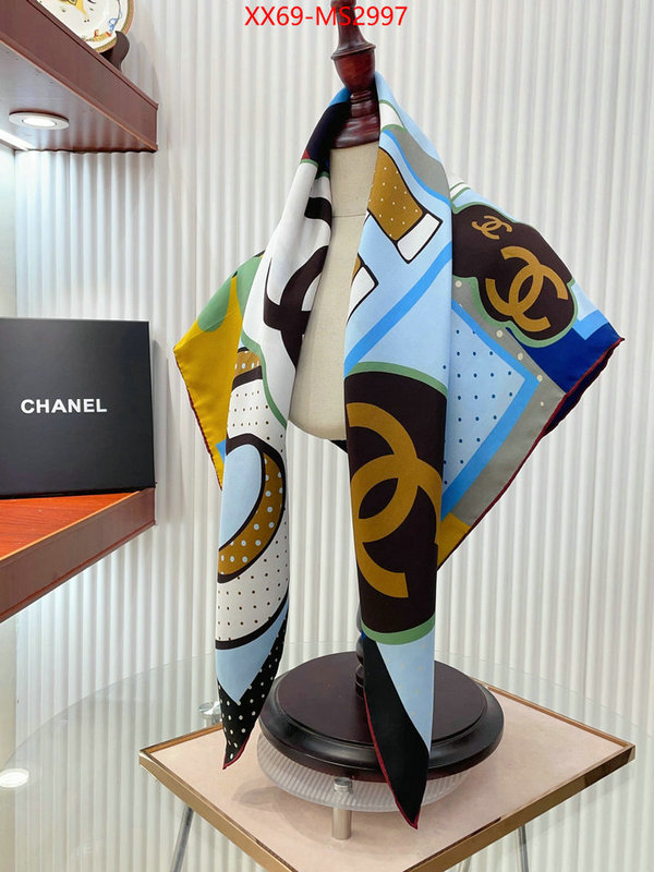 Scarf-Chanel for sale cheap now ID: MS2997 $: 69USD