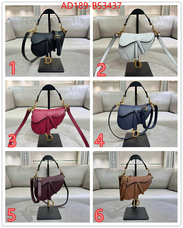 Dior Bags(TOP)-Saddle- flawless ID: BS3437 $: 189USD,