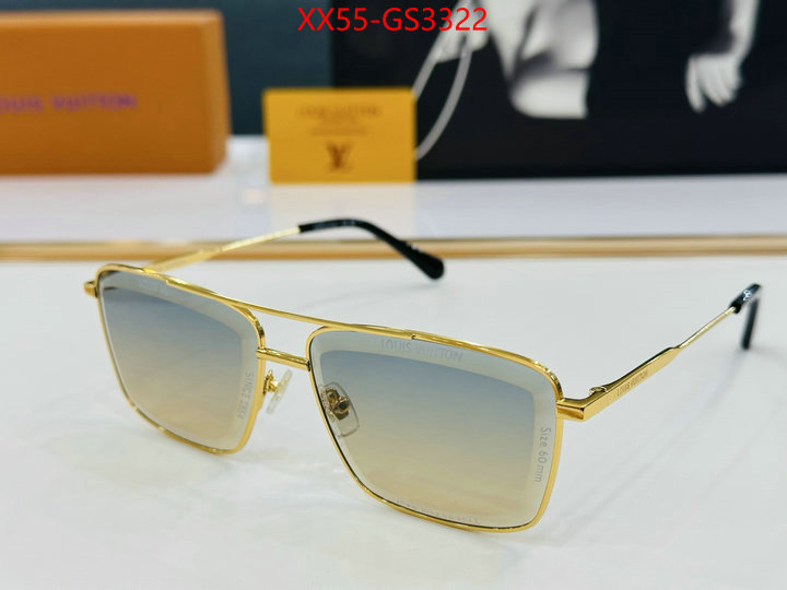 Glasses-LV 1:1 clone ID: GS3322 $: 55USD