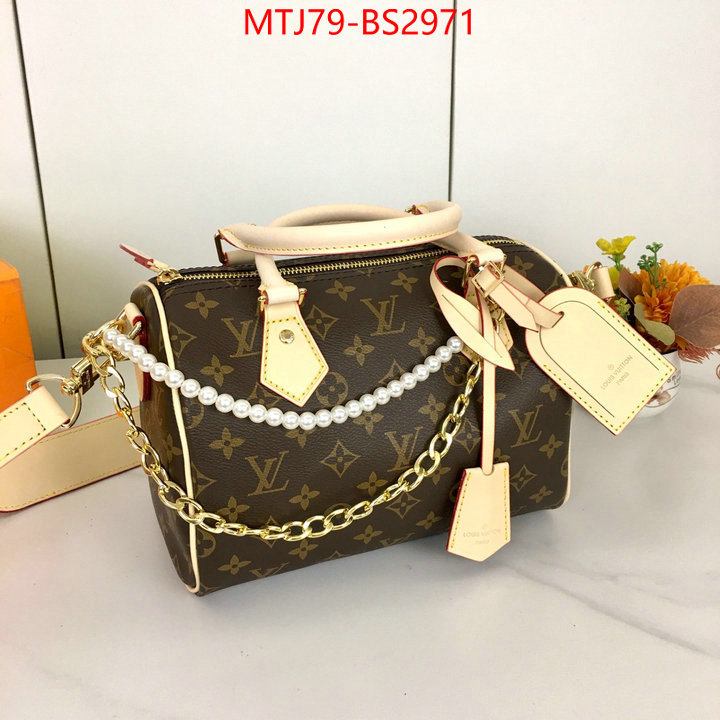 LV Bags(4A)-Speedy- top perfect fake ID: BS2971 $: 79USD,