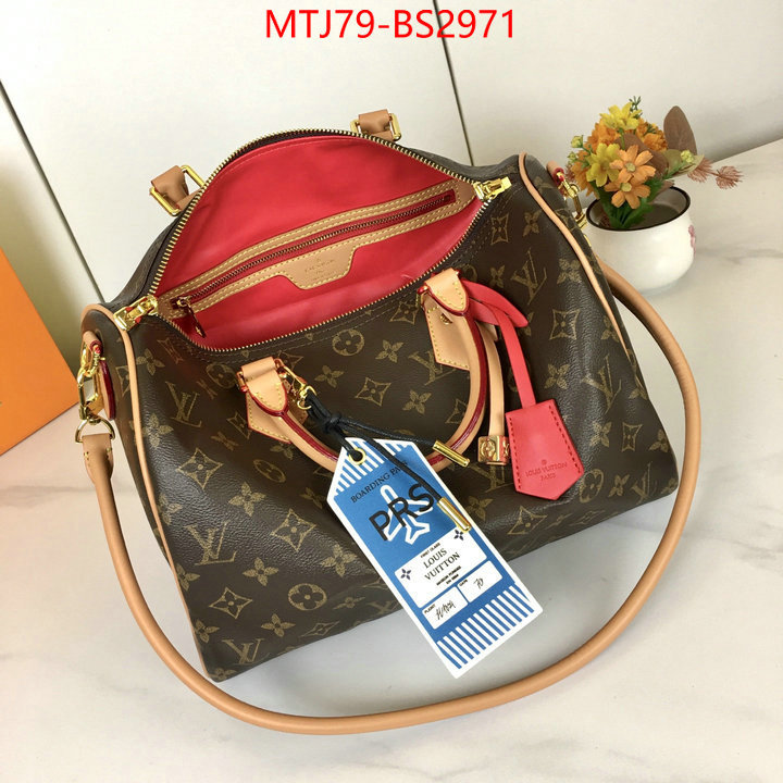 LV Bags(4A)-Speedy- top perfect fake ID: BS2971 $: 79USD,