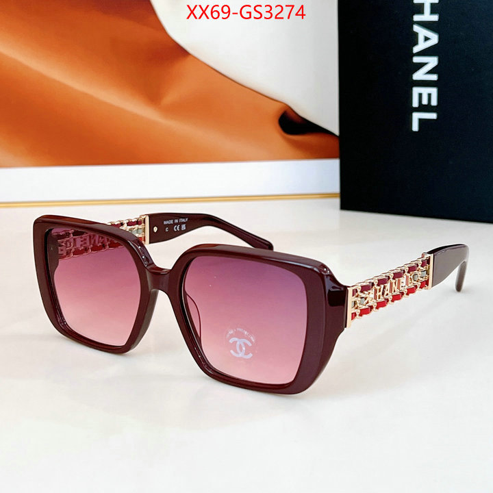 Glasses-Chanel high quality replica ID: GS3274 $: 69USD