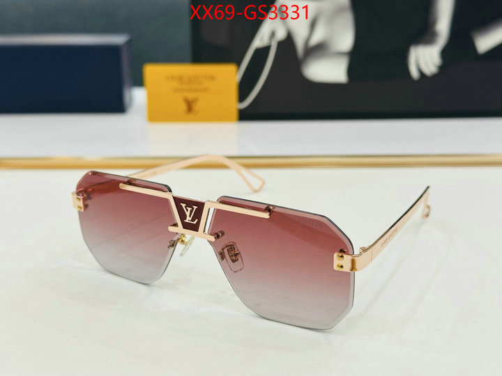 Glasses-LV sale outlet online ID: GS3331 $: 69USD