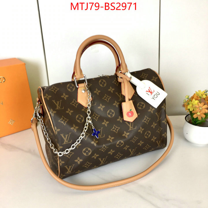 LV Bags(4A)-Speedy- top perfect fake ID: BS2971 $: 79USD,