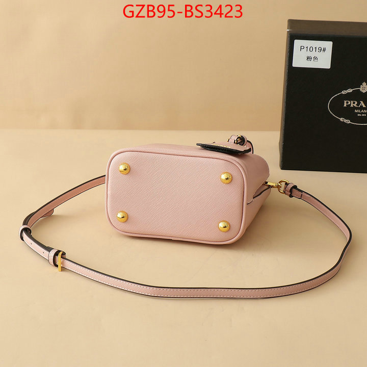 Prada Bags(4A)-bucket bag best replica 1:1 ID: BS3423 $: 95USD,