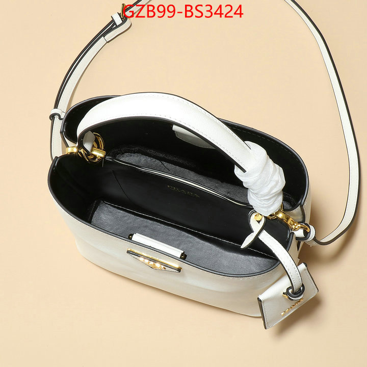 Prada Bags(4A)-bucket bag high quality happy copy ID: BS3424 $: 99USD,