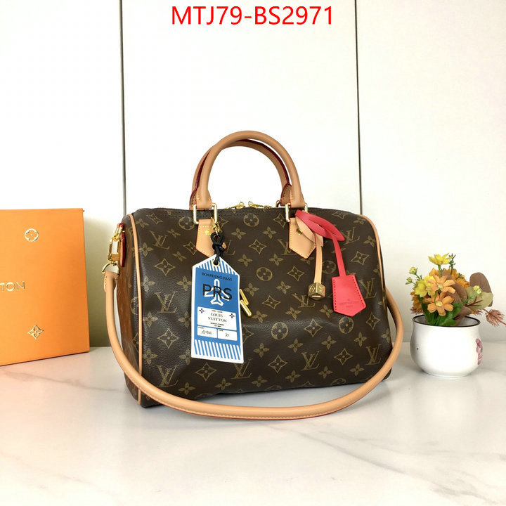 LV Bags(4A)-Speedy- top perfect fake ID: BS2971 $: 79USD,