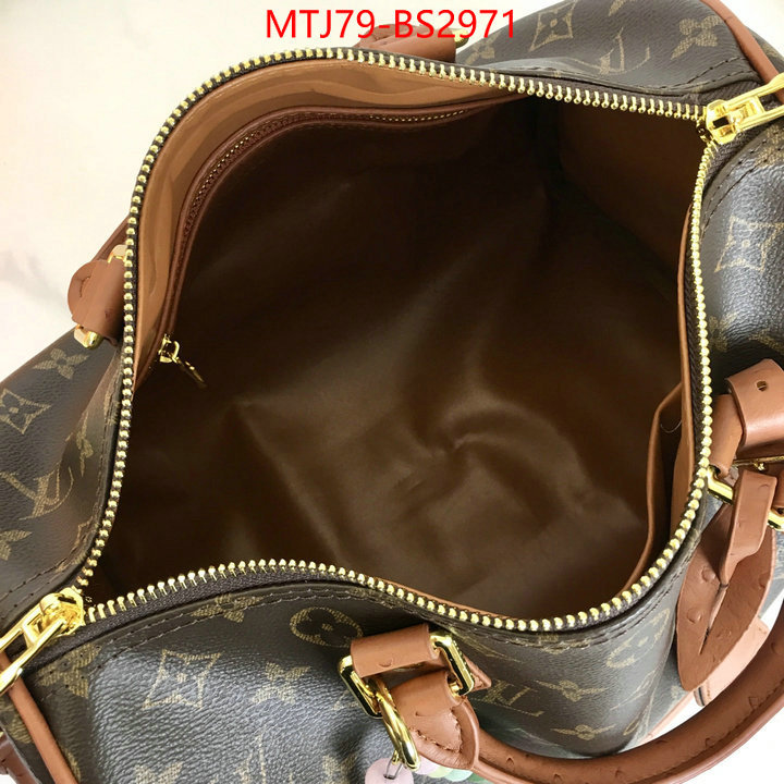 LV Bags(4A)-Speedy- top perfect fake ID: BS2971 $: 79USD,