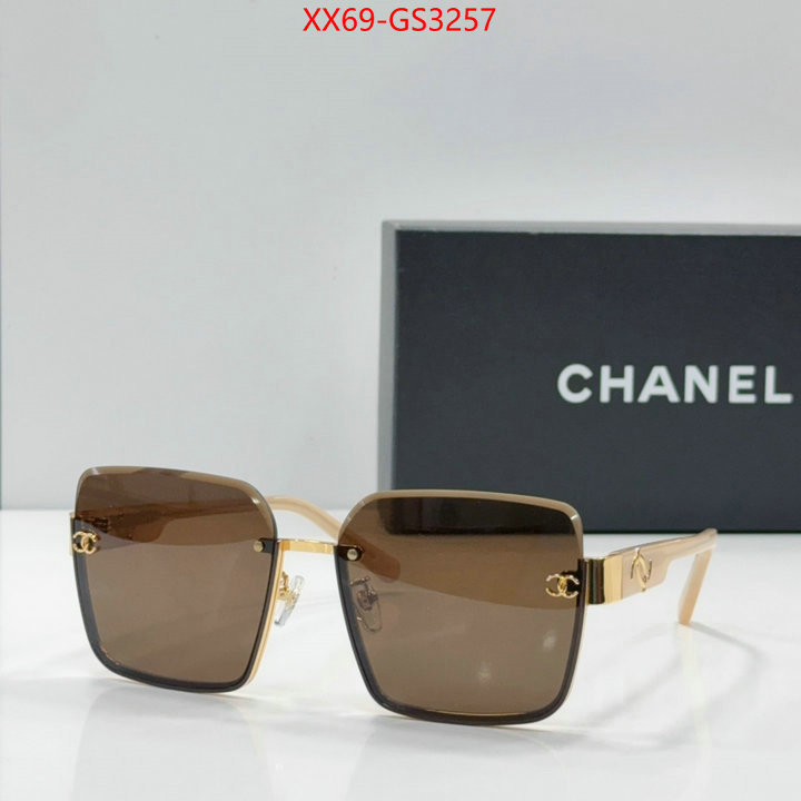 Glasses-Chanel designer replica ID: GS3257 $: 69USD