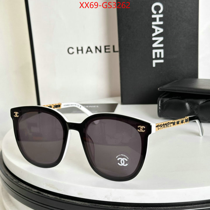 Glasses-Chanel top 1:1 replica ID: GS3262 $: 69USD