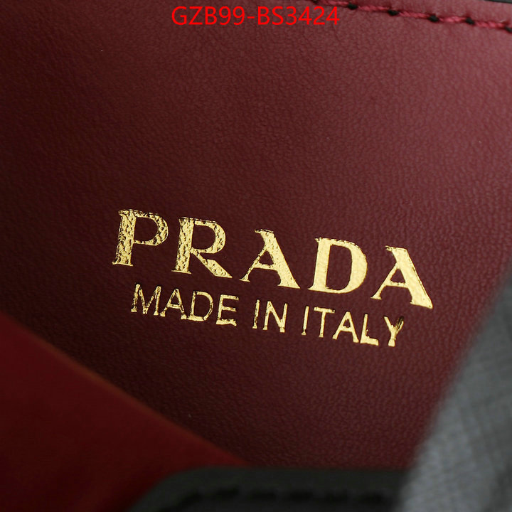 Prada Bags(4A)-bucket bag high quality happy copy ID: BS3424 $: 99USD,