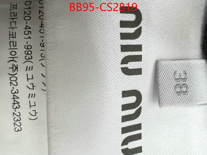 Clothing-MIU MIU is it illegal to buy ID: CS2819 $: 95USD