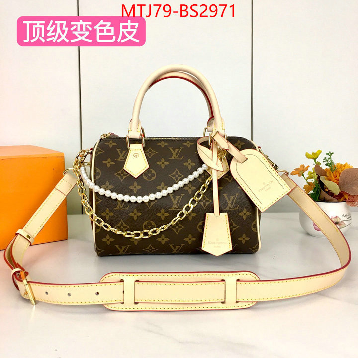 LV Bags(4A)-Speedy- top perfect fake ID: BS2971 $: 79USD,