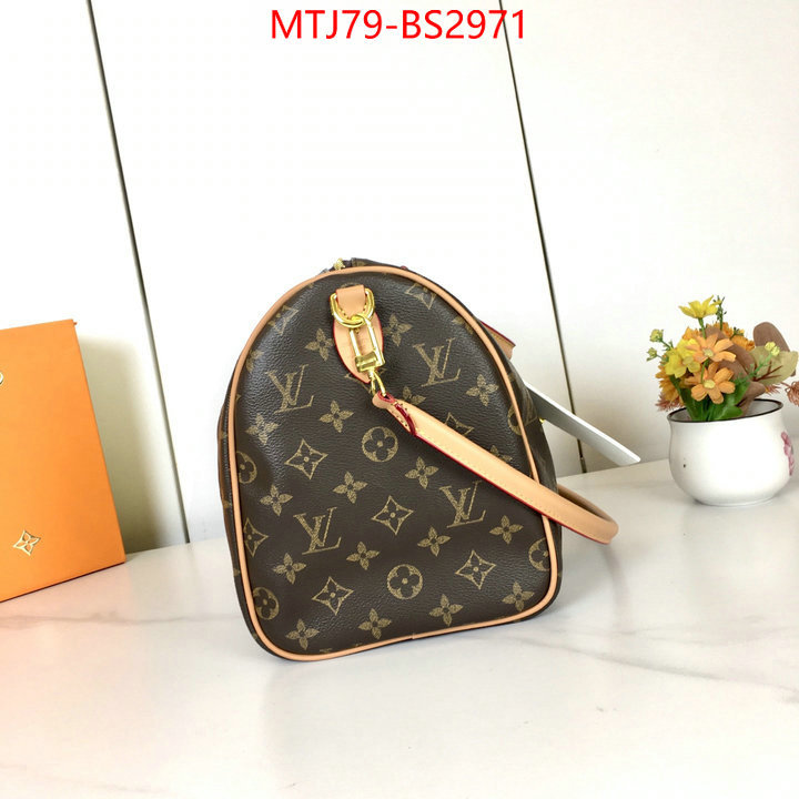 LV Bags(4A)-Speedy- top perfect fake ID: BS2971 $: 79USD,