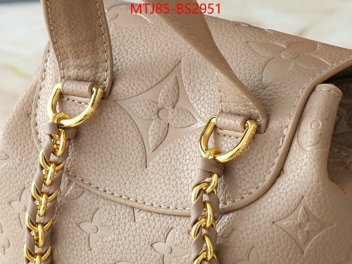 LV Bags(4A)-Backpack- where to buy high quality ID: BS2951 $: 85USD,