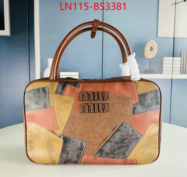 Miu Miu Bags(4A)-Handbag- what's best ID: BS3381 $: 115USD,