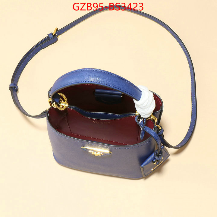 Prada Bags(4A)-bucket bag best replica 1:1 ID: BS3423 $: 95USD,