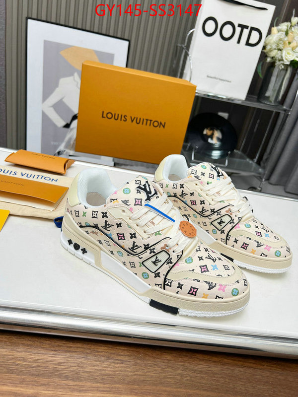 Men Shoes-LV how to find replica shop ID: SS3147 $: 145USD