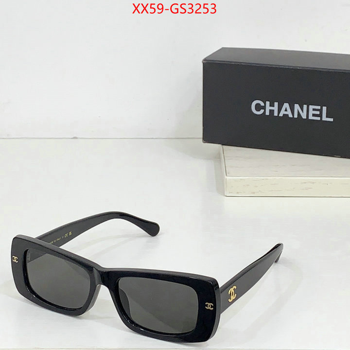 Glasses-Chanel how to buy replcia ID: GS3253 $: 59USD