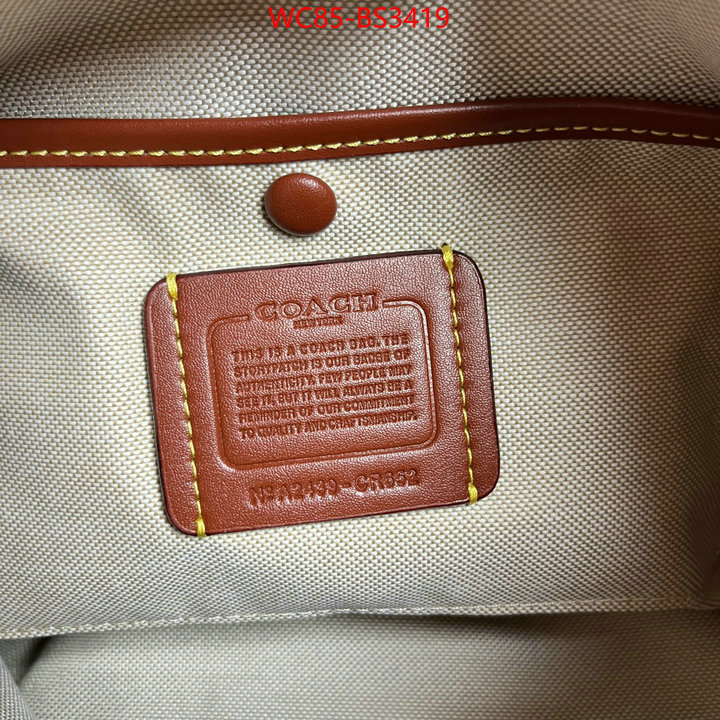 Coach Bags(4A)-Crossbody- top brands like ID: BS3419 $: 85USD,