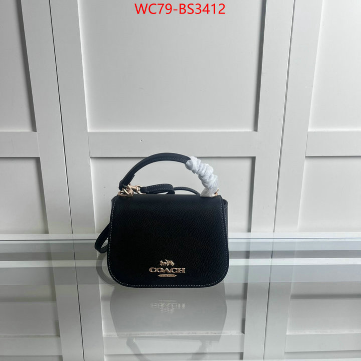 Coach Bags(4A)-Crossbody- high quality 1:1 replica ID: BS3412 $: 79USD,