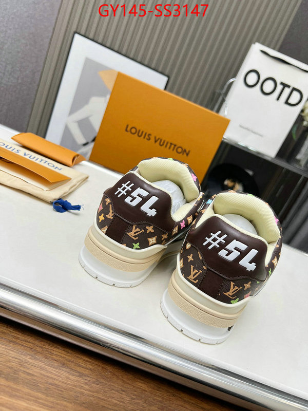 Men Shoes-LV how to find replica shop ID: SS3147 $: 145USD