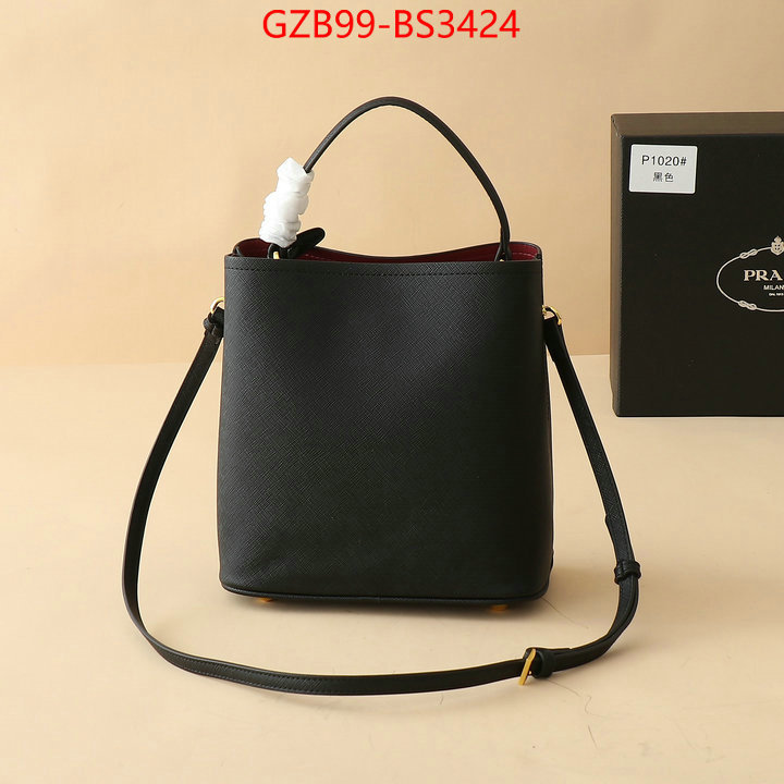 Prada Bags(4A)-bucket bag high quality happy copy ID: BS3424 $: 99USD,