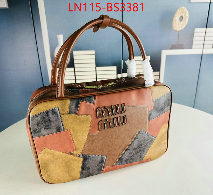 Miu Miu Bags(4A)-Handbag- what's best ID: BS3381 $: 115USD,