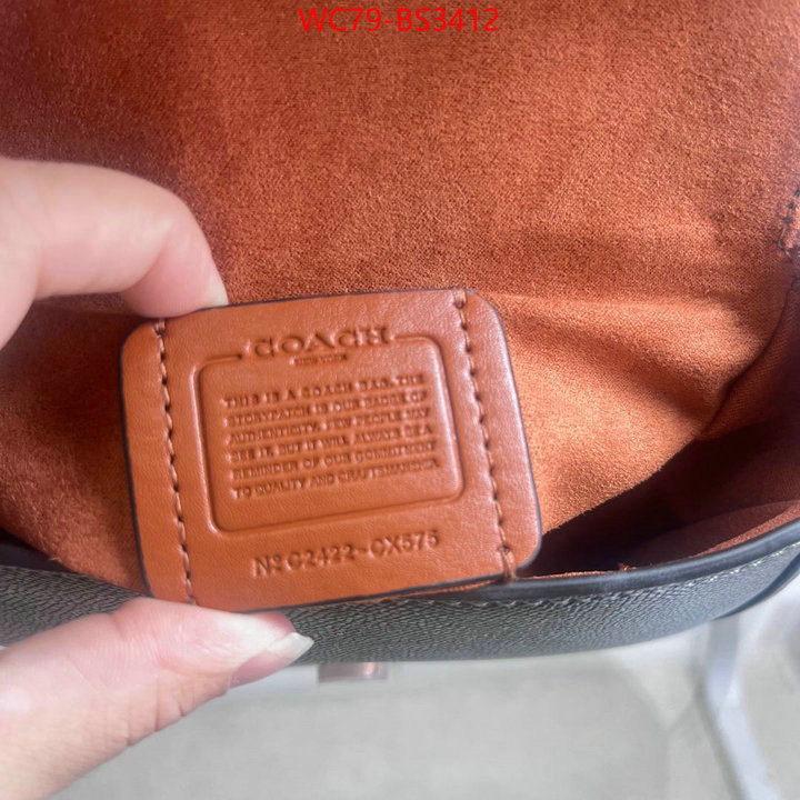 Coach Bags(4A)-Crossbody- high quality 1:1 replica ID: BS3412 $: 79USD,