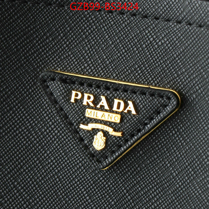 Prada Bags(4A)-bucket bag high quality happy copy ID: BS3424 $: 99USD,