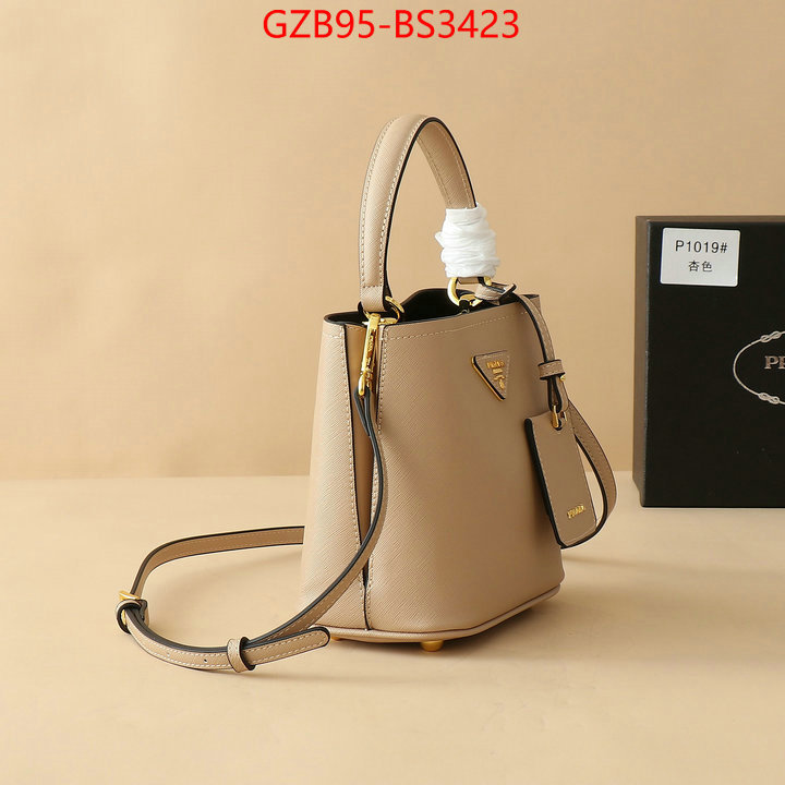 Prada Bags(4A)-bucket bag best replica 1:1 ID: BS3423 $: 95USD,