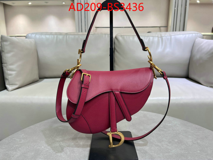 Dior Bags(TOP)-Saddle- replica wholesale ID: BS3436 $: 209USD,