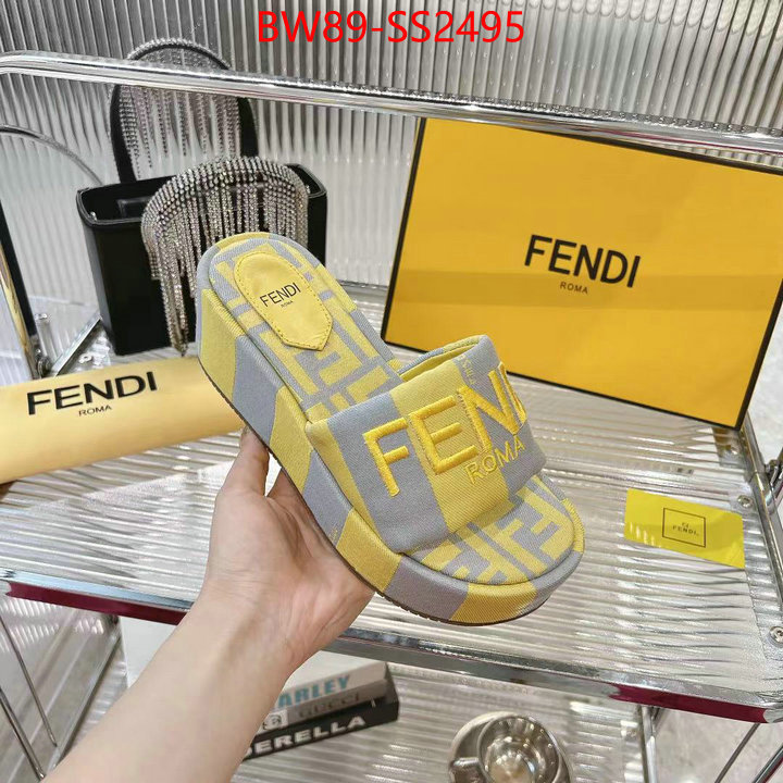 Women Shoes-Fendi quality aaaaa replica ID: SS2495 $: 89USD