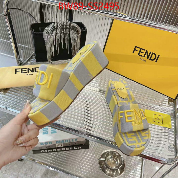 Women Shoes-Fendi quality aaaaa replica ID: SS2495 $: 89USD