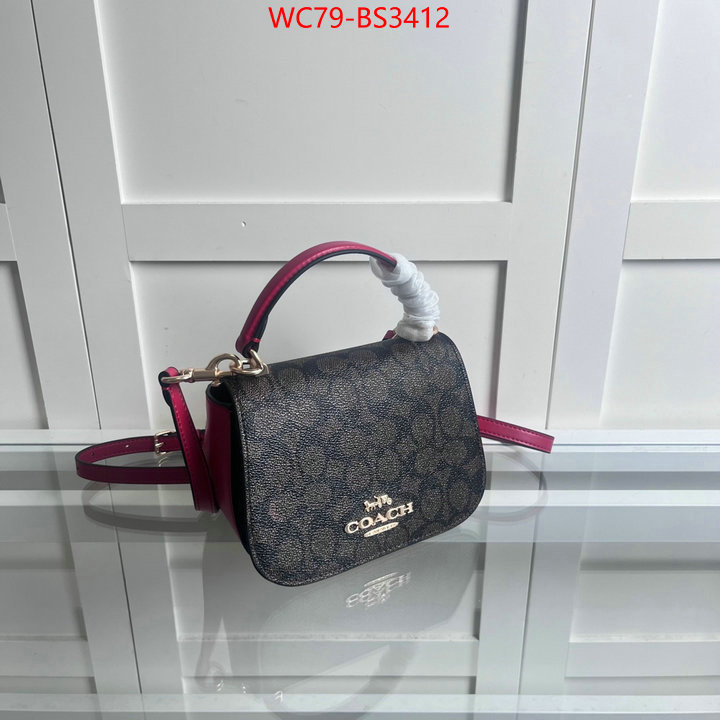 Coach Bags(4A)-Crossbody- high quality 1:1 replica ID: BS3412 $: 79USD,