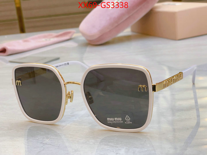 Glasses-Miu Miu replica 1:1 high quality ID: GS3338 $: 69USD