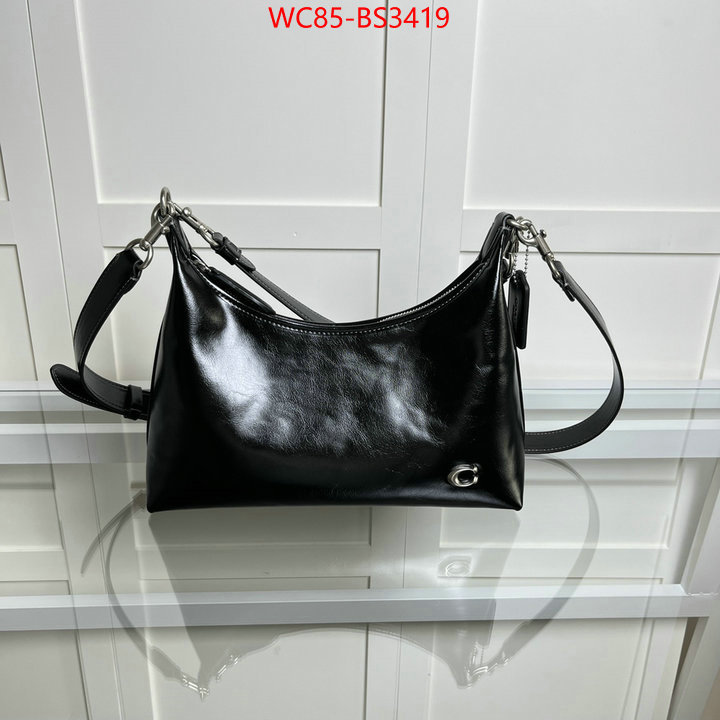 Coach Bags(4A)-Crossbody- top brands like ID: BS3419 $: 85USD,