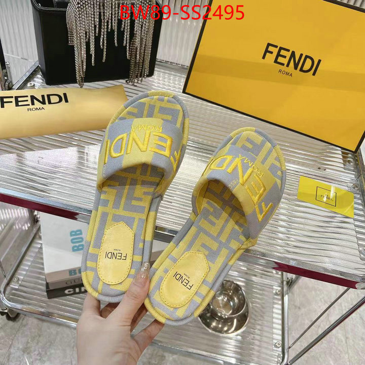 Women Shoes-Fendi quality aaaaa replica ID: SS2495 $: 89USD