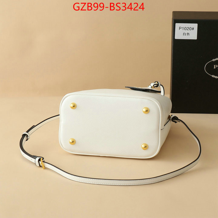 Prada Bags(4A)-bucket bag high quality happy copy ID: BS3424 $: 99USD,