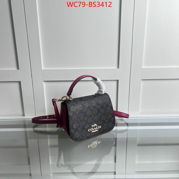 Coach Bags(4A)-Crossbody- high quality 1:1 replica ID: BS3412 $: 79USD,