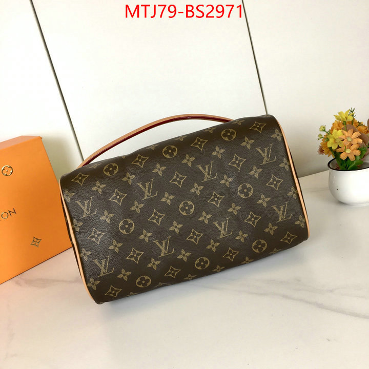 LV Bags(4A)-Speedy- top perfect fake ID: BS2971 $: 79USD,