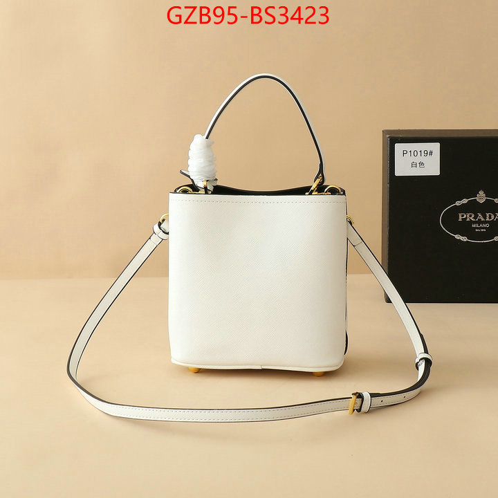 Prada Bags(4A)-bucket bag best replica 1:1 ID: BS3423 $: 95USD,