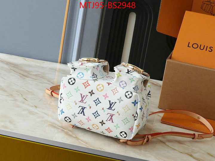 LV Bags(4A)-Backpack- outlet 1:1 replica ID: BS2948 $: 95USD,