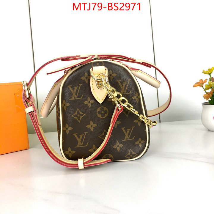 LV Bags(4A)-Speedy- top perfect fake ID: BS2971 $: 79USD,