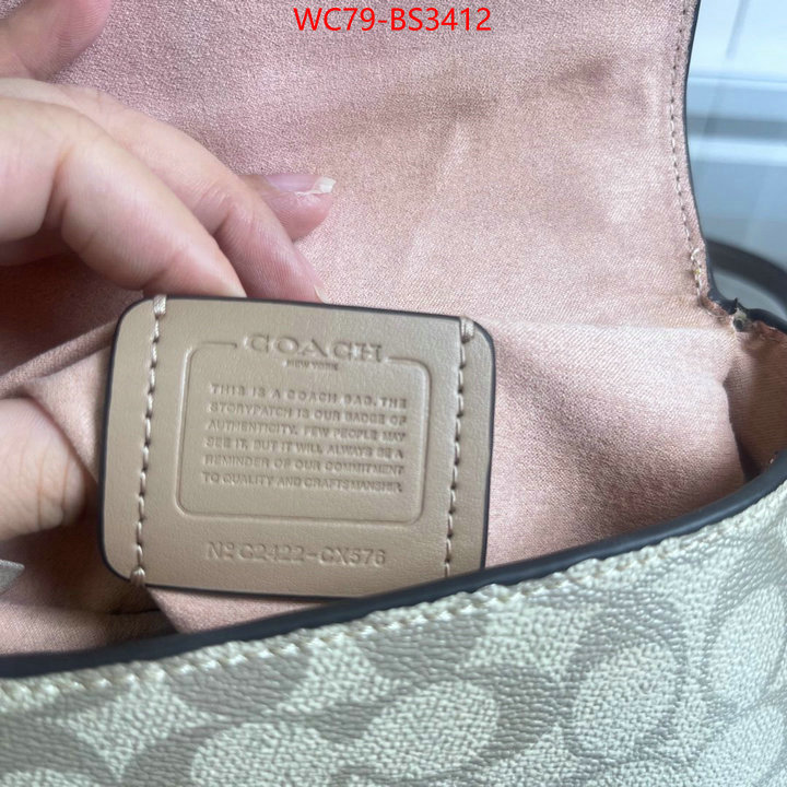 Coach Bags(4A)-Crossbody- high quality 1:1 replica ID: BS3412 $: 79USD,