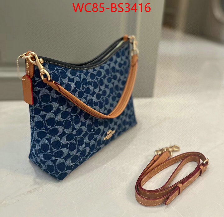 Coach Bags(4A)-Crossbody- for sale online ID: BS3416 $: 85USD,